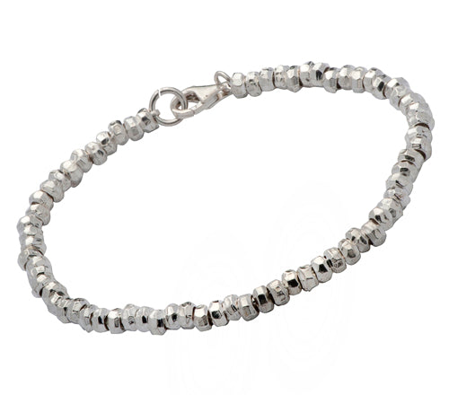 Bracelet made of sterling silver beads - Bluenoemi Jewelry Bracelets Bluenoemi Bluenoemi Jewelry israeli sterling silver jewellery jewelry handmade jewel