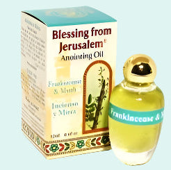 Bluenoemi Anointing Oil Frankincense & Myhrr frankincense & myrrh . Incienso frankincense. Anointing Oil Made in Israel, the Land of the Bible, 12 ml