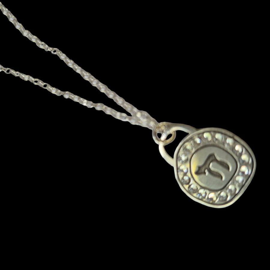Bluenoemi Bluenoemi Chai Necklace Jewish symbolic sterling silver pendant