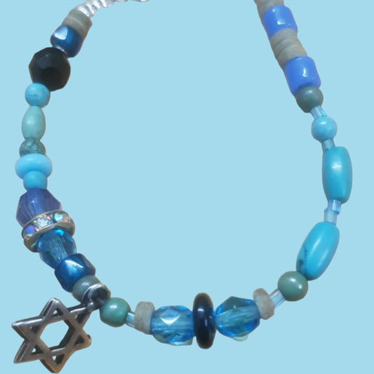 Bluenoemi Jewelry Bracelets Charms and gemstones / beads bracelet