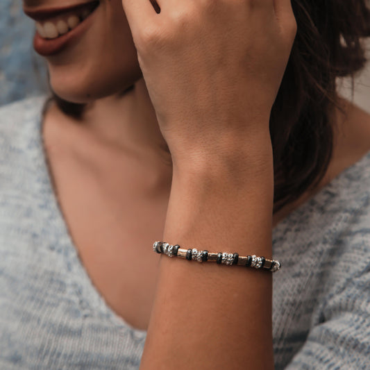 Bluenoemi Jewelry Bracelets silver Silver and goldfilled bracelet sterling silver bracelet