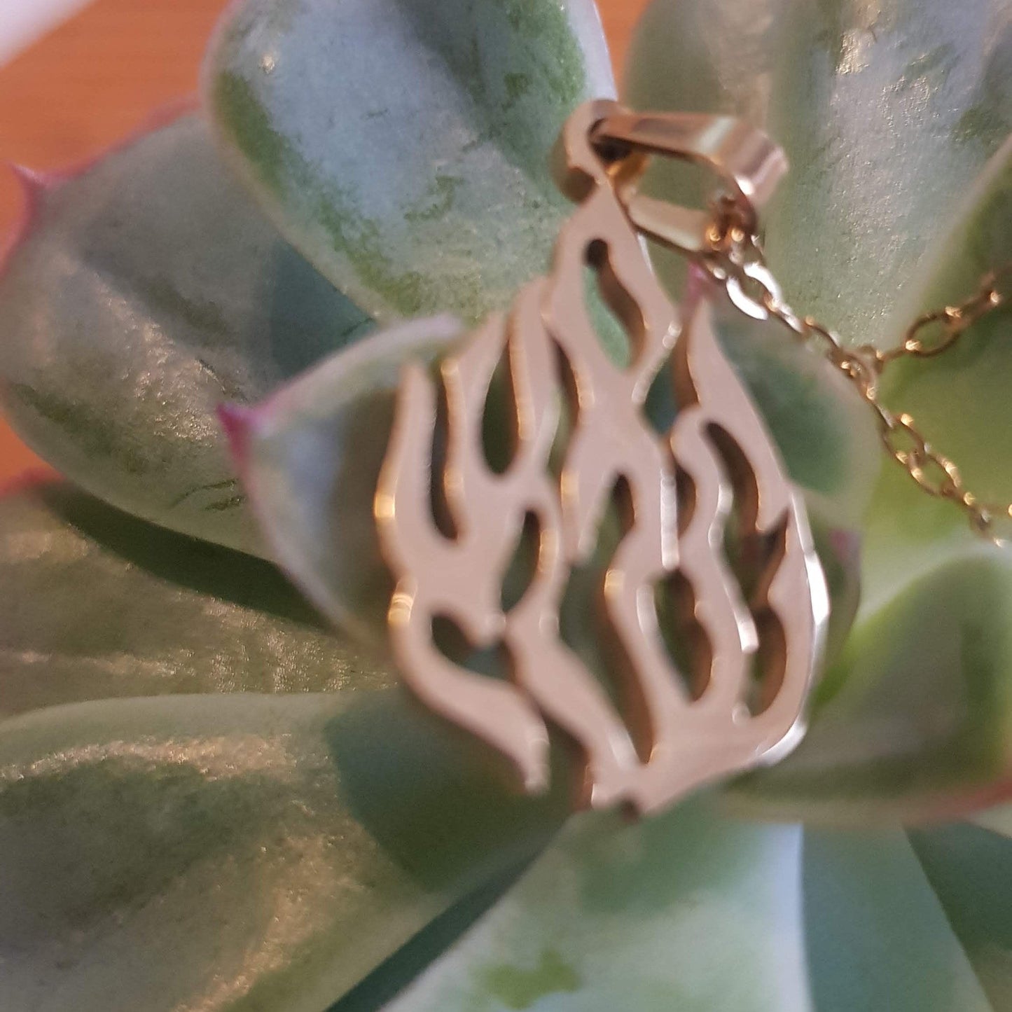 My Fire Esh Sheli necklace for woman goldfilled - Bluenoemi