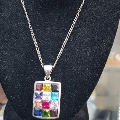 Bluenoemi Jewelry Necklaces & Pendants Ephod Hoshen Sterling Silver Necklace