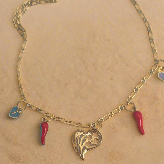 Bluenoemi Jewelry Necklaces & Pendants Goldfilled Necklace for women Charms Necklace