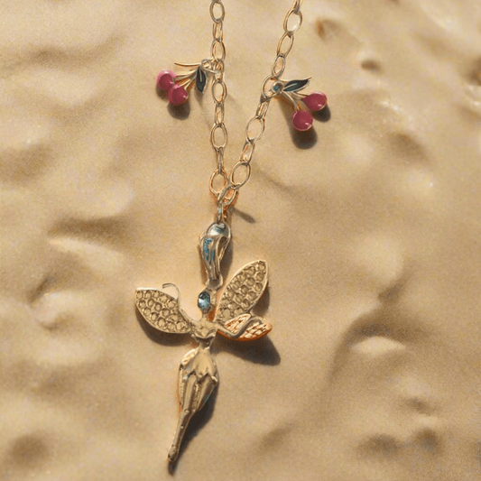 Bluenoemi Jewelry Necklaces & Pendants Necklace for women. Goldfilled pendant Fairy Necklace for Woman/ Girl.