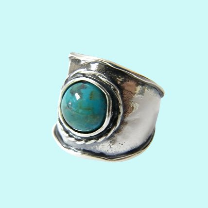 Bluenoemi Jewelry Rings Sterling silver ring for woman set with Gemstones.