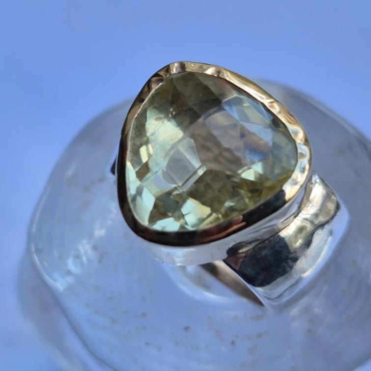 Bluenoemi Jewelry Silver and gold Heart ring