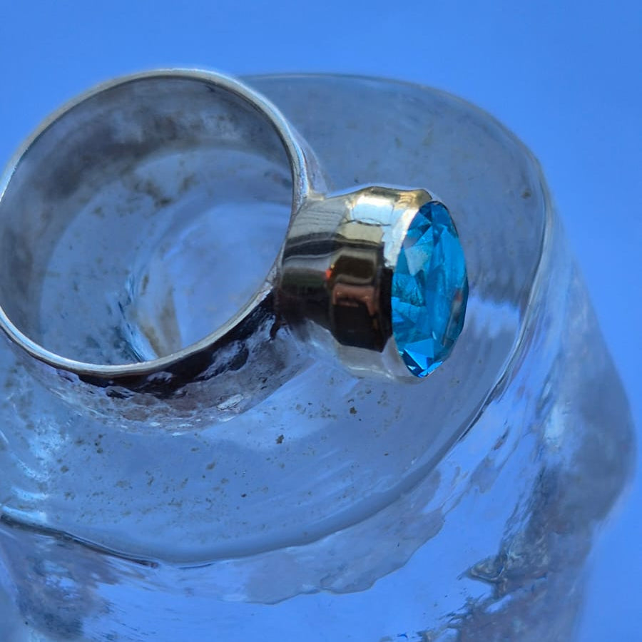 Bluenoemi Jewelry Silver and gold Heart ring (Copy)r331 (Copy)