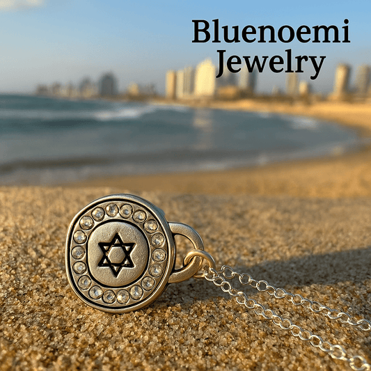 Bluenoemi Necklaces & Pendants Star of David Star of David / Chai Sterling Silver Necklace