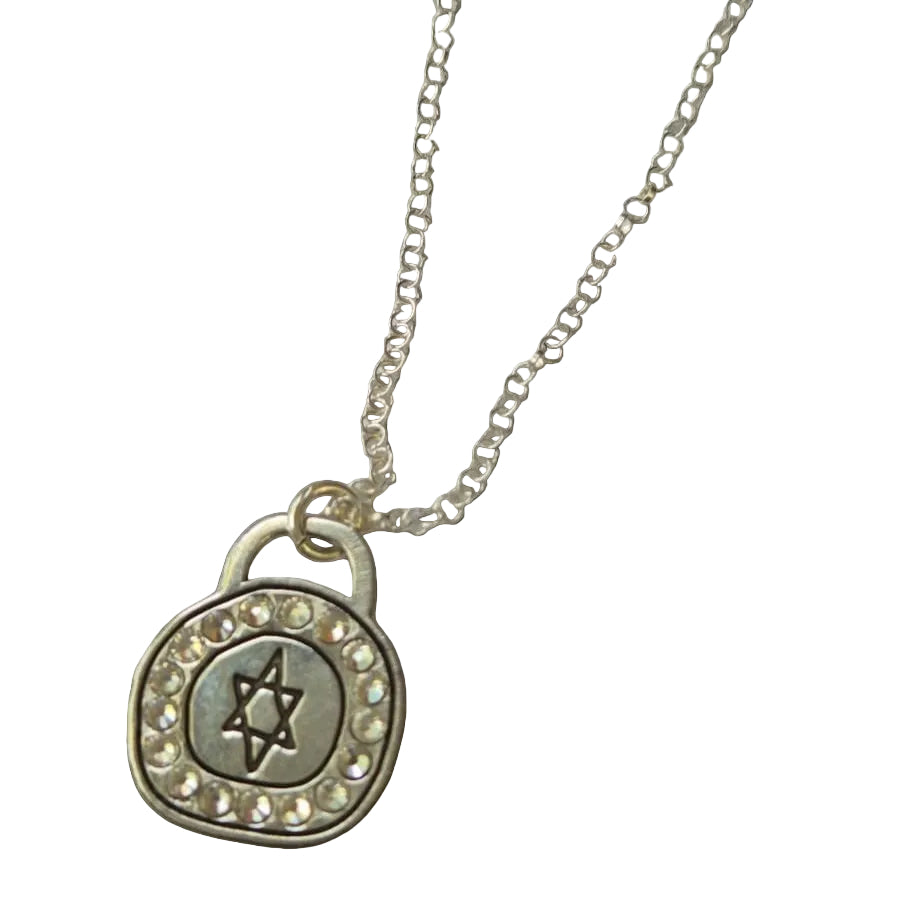Star of David Sterling Silver Necklace