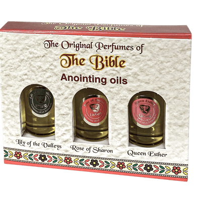 Bluenoemi Oils Anointing Oils Trio of 10ml - Lily of the Valleys, Rose of Sharon, Queen Esther