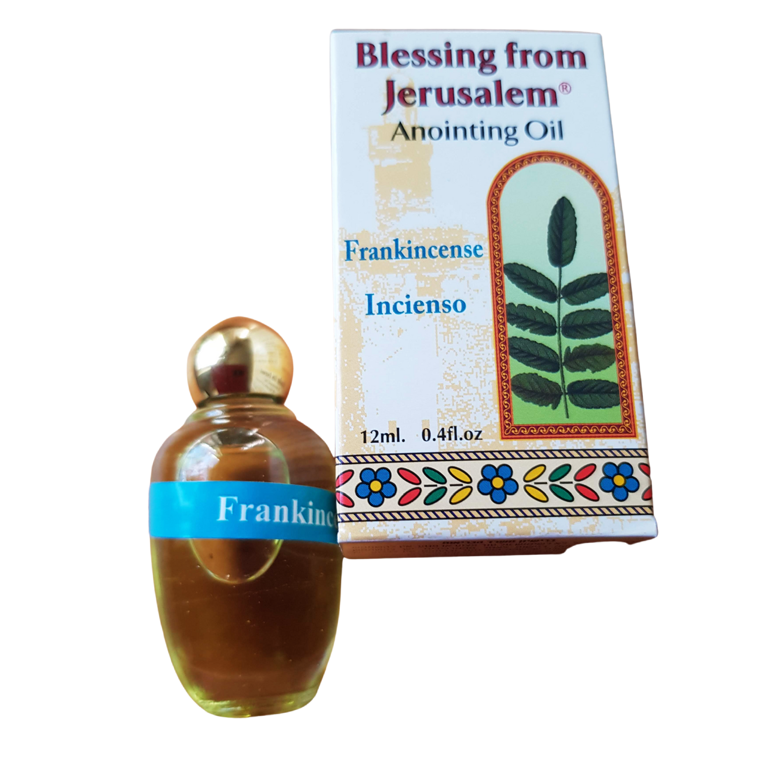 Bluenoemi Anointing Oil Frankincense Frankincense Incienso Anointing Oil Made in Israel the Land of the Bible 12 ml