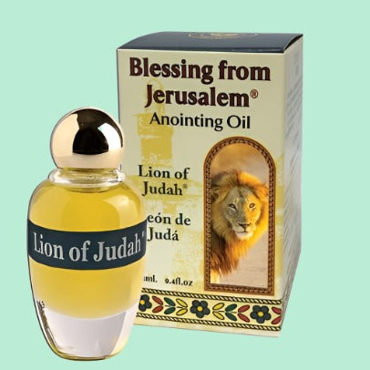 Lion of Judah Incienso Anointing Oil Made in Israel the Land of the Bible 12 ml - Bluenoemi