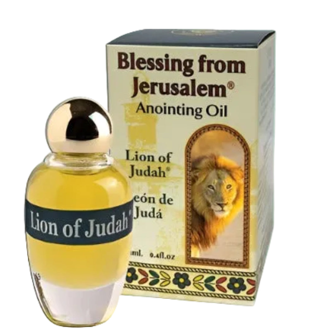 Lion of Judah Incienso Anointing Oil Made in Israel the Land of the Bible 12 ml - Bluenoemi