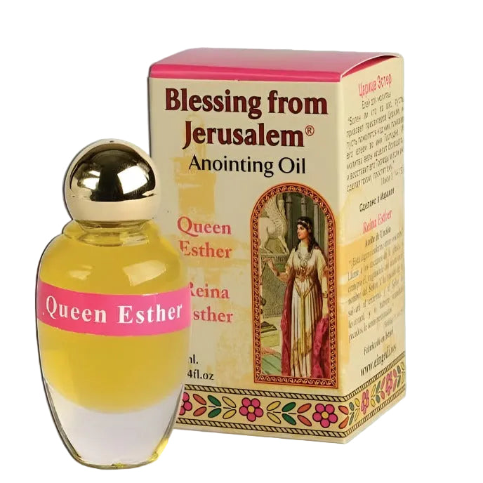 Queen Esther Anointing with oil Bible plants and flowers. 12 ml - 0.4 oz - Bluenoemi