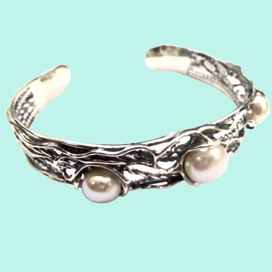 Bluenoemi Bracelets bracelet / Silver Bluenoemi Bracelet Sterling Silver 925 with Pearls. Adorable Bluenoemi Jewelry Silver Bracelets.