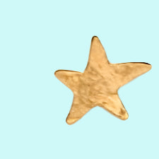 Stud Star Earrings from Bluenoemi 9 KT Gold Post Earrings - Bluenoemi