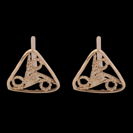 Stud Earrings from Bluenoemi 9 KT Gold Post Earrings - Bluenoemi