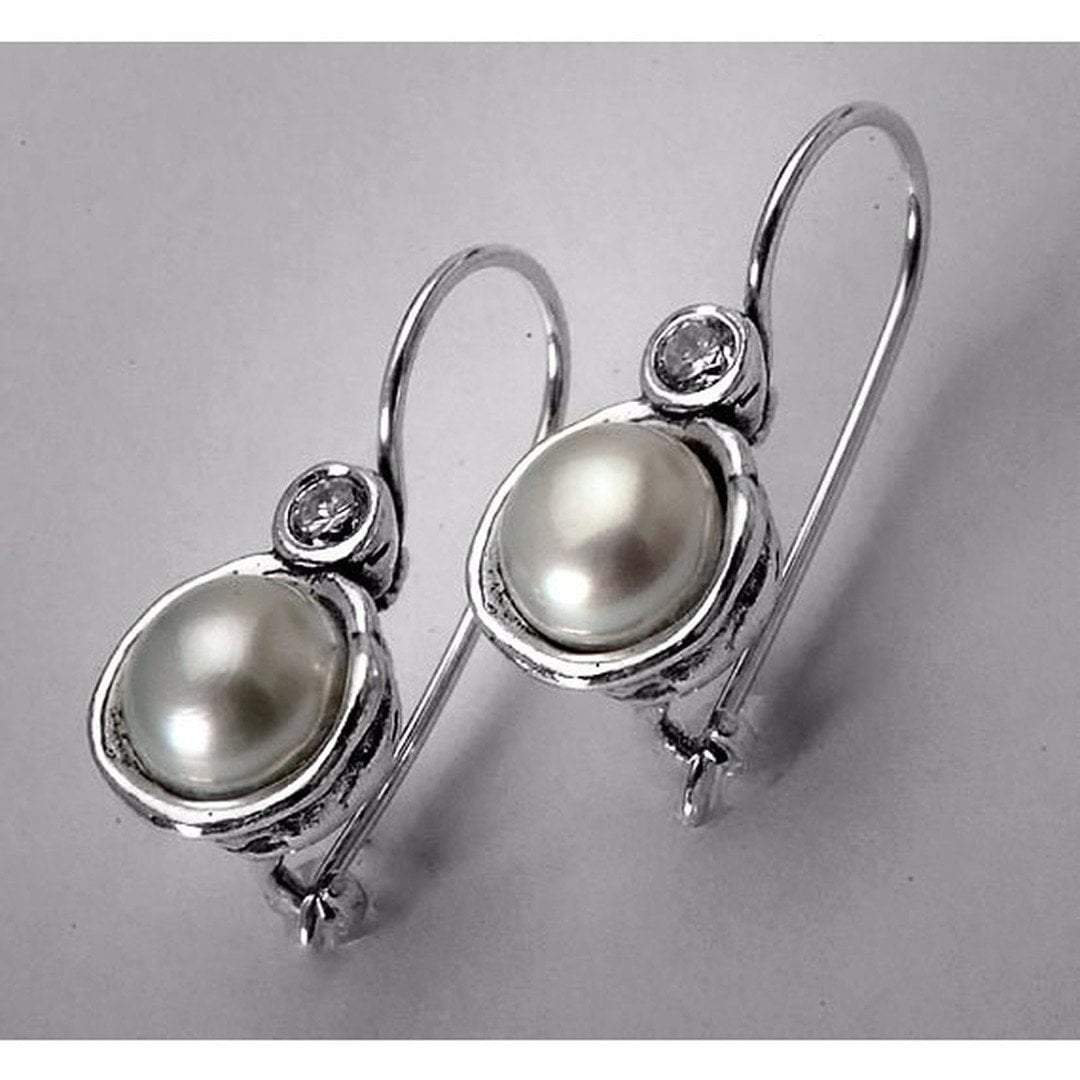 Bluenoemi Earrings Silver Silver earrings / pearls earrings for women / dangle earrings