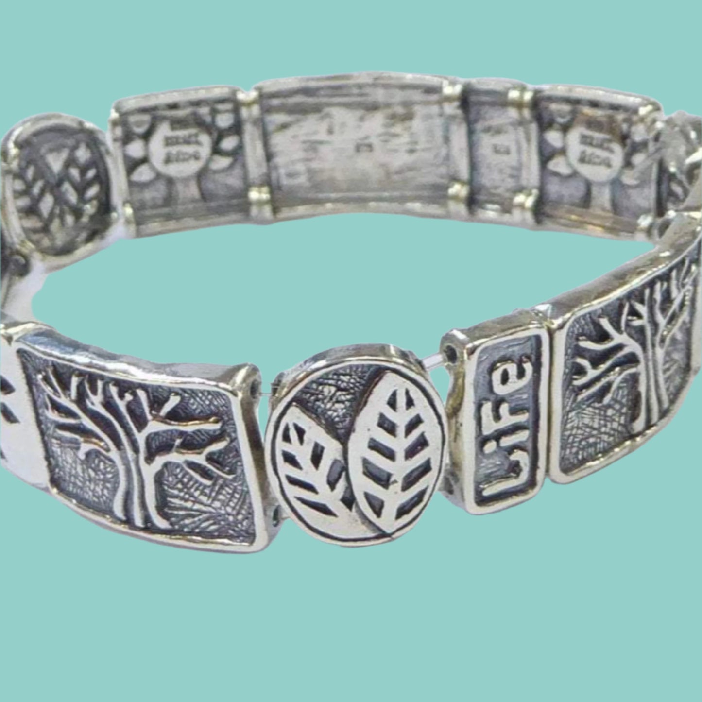 Bluenoemi Jewelry Bracelets amethyst / silver Silver Bracelet Israeli bracelets Life Tree of Life
