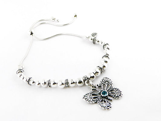 Bluenoemi Jewelry Bracelets silver Copy of Sterling Silver Bracelet for woman with a butterfly