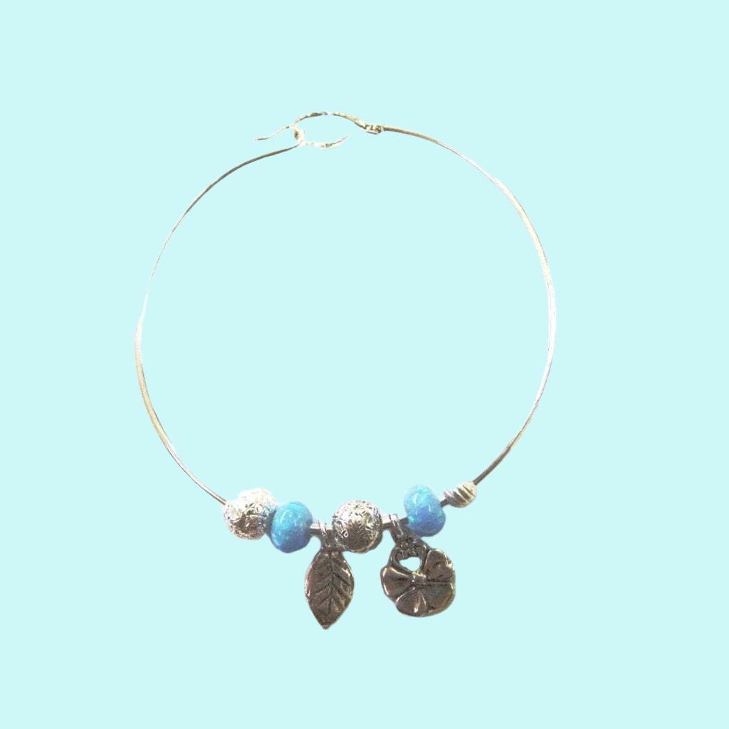 Bluenoemi Jewelry Bracelets silver Silver Bracelets , Israeli Blue Opals bracelets , Boho jewelry, Hippie Bracelet, Charms Bracelets