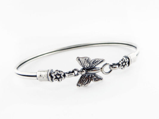 Bluenoemi Jewelry Bracelets silver Sterling Silver Bracelet for woman with a butterfly