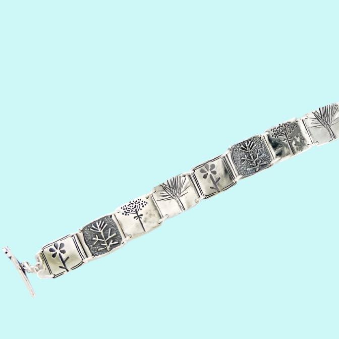 Bluenoemi Jewelry Bracelets silver Sterling Silver Bracelet Israeli bracelets Nature Inspired boho-chic jewel