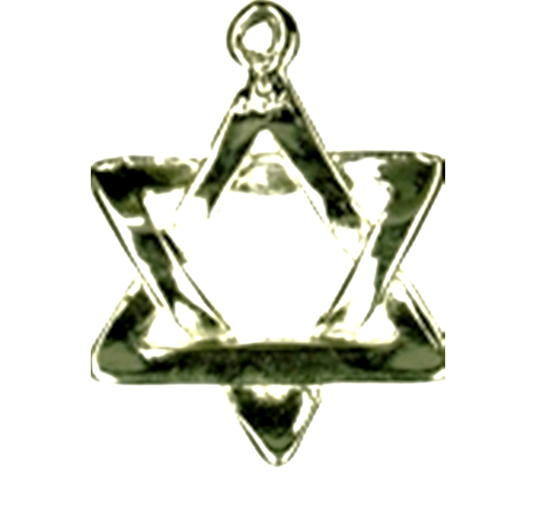 Bluenoemi Jewelry Charms & Pendants 15 mm / silver Charms for making jewels. Star of David Pendants. 10 pcs.