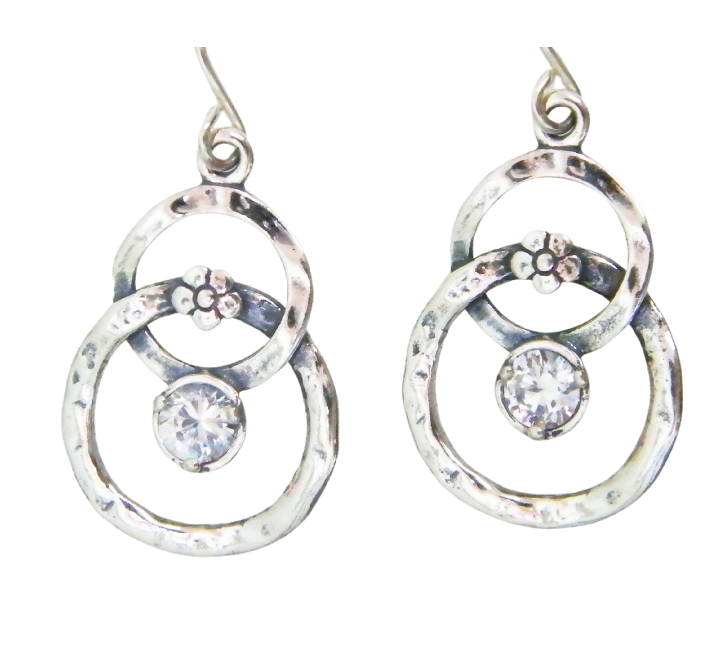 Bluenoemi Jewelry Earrings Earrings for woman, silver dangling earrings Delicate CZ zircons