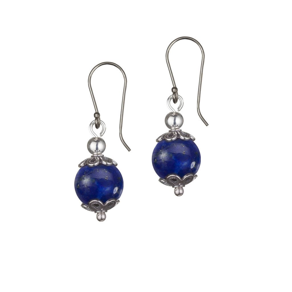 Bluenoemi Jewelry Earrings Lapis Silver earrings for woman Ethnic Earrings / Coral Turquoise Lapis Opal Onyx Garnet