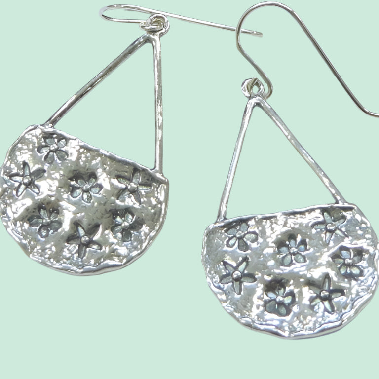 Bluenoemi Jewelry Earrings silver Bluenoemi earrings for women / sterling silver dangling earrings / Israeli Bluenoemi jewelry