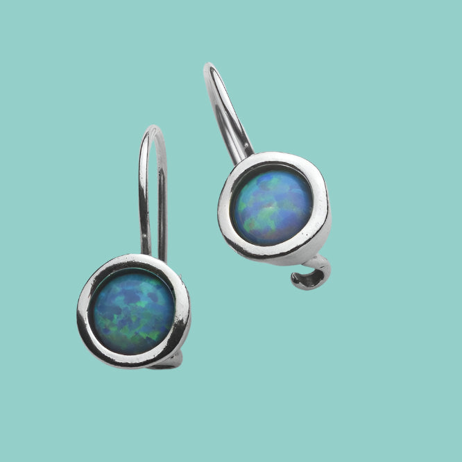 Bluenoemi Jewelry earrings Sterling Silver earrings, opal earrings, opal earrings for women, dangle earrings, Bluenoemi