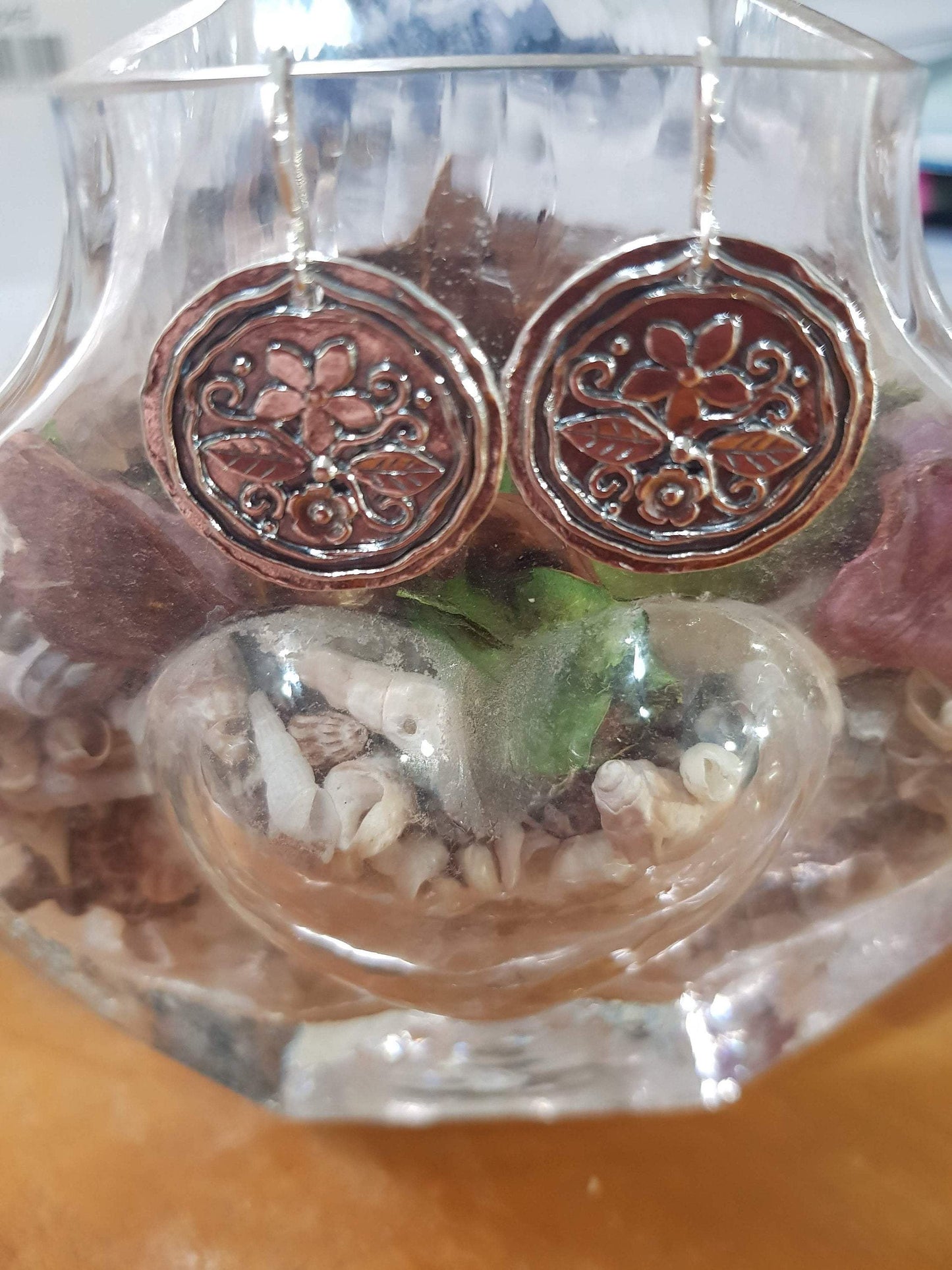 Bluenoemi Jewelry Earrings Sterling Silver Flowers Earrings for Woman, sterling silver jewelry , dangling earrings