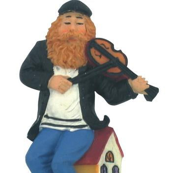 Bluenoemi Jewelry Figurines Fiddler on the Roof Figurine Musician Hassid Figurine. Kleizmers Jewish Gift.