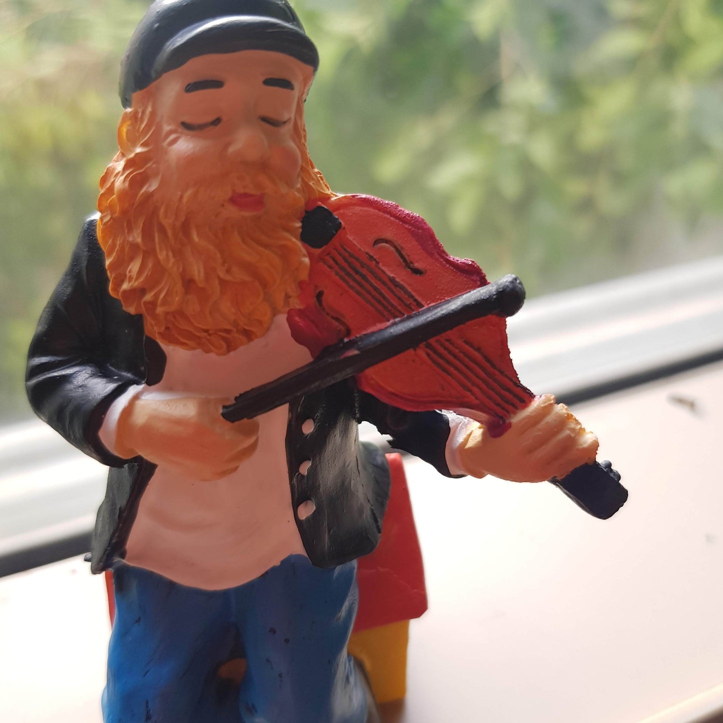 Bluenoemi Jewelry Figurines Fiddler on the Roof Figurine Musician Hassid Figurine. Kleizmers Jewish Gift.