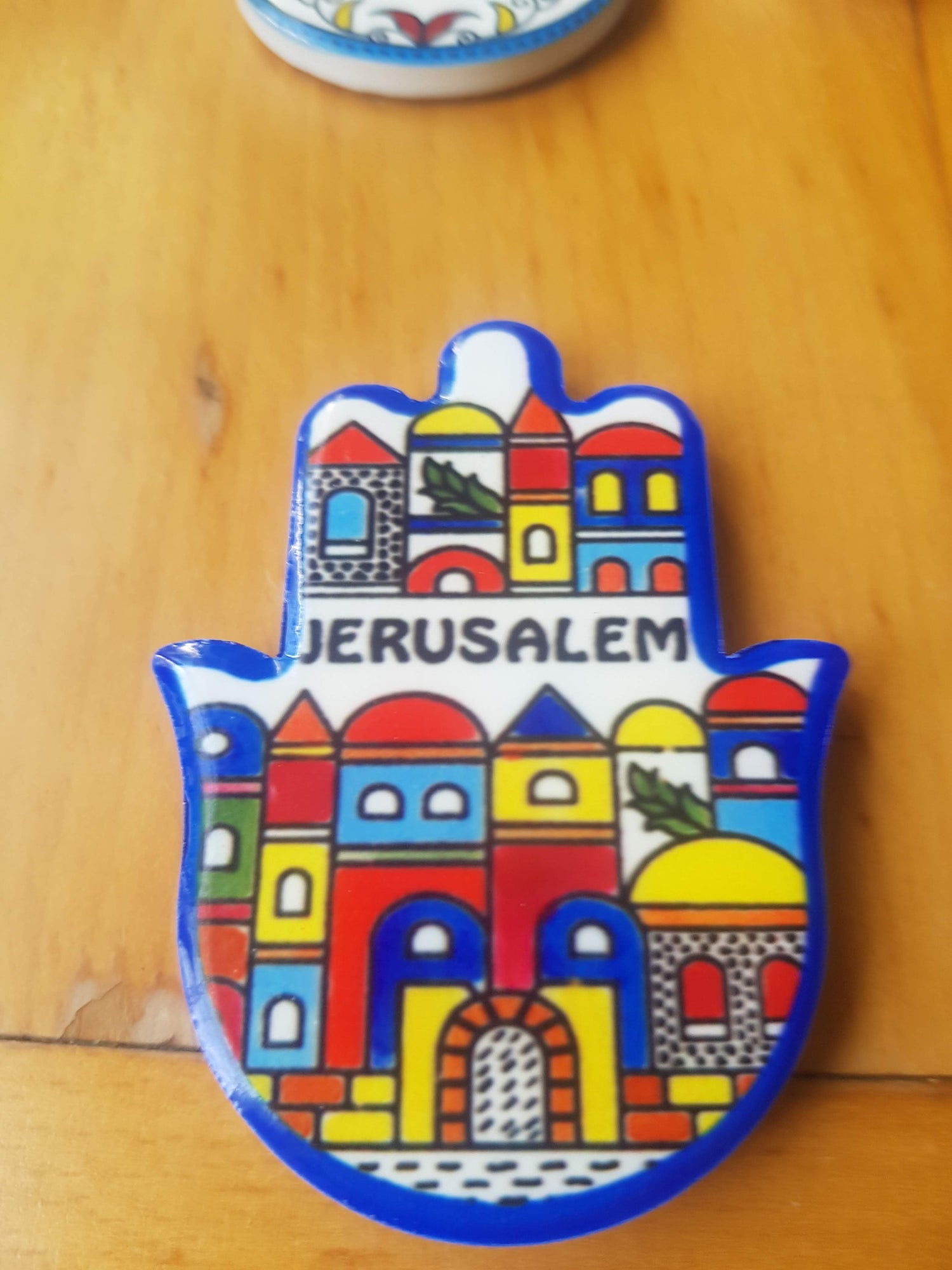 Bluenoemi Jewelry magnet Israel Fridge magnet Hamsa Mazel magnet. Jewish gifts. Passover gift. Hanukkah.