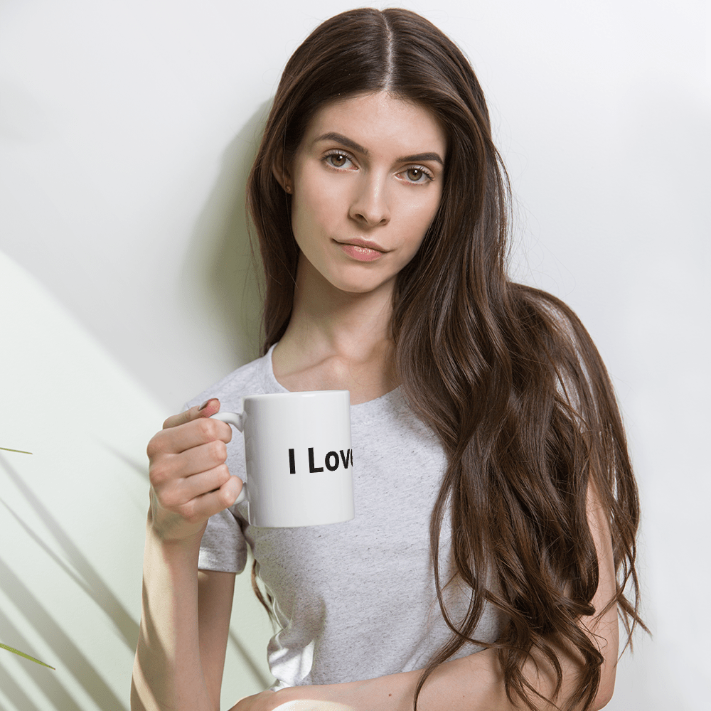 Bluenoemi Jewelry Mug 11oz Mug "I Love Coffee"