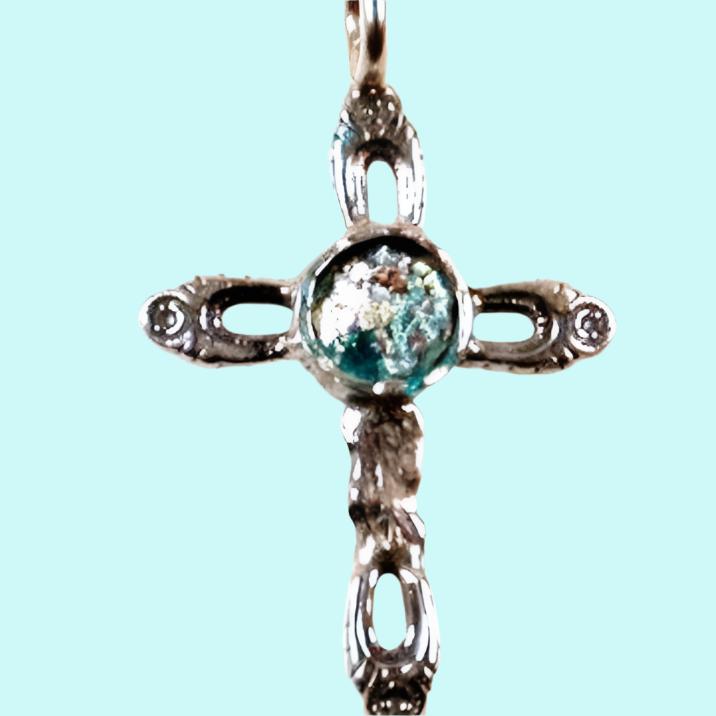 Bluenoemi Jewelry Necklaces 45cm / silver Christian Jewelry, Cross jewelry, Sterling Silver cross necklace