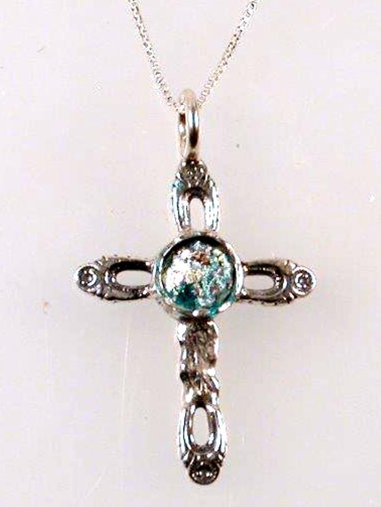 Bluenoemi Jewelry Necklaces 45cm / silver Christian Jewelry, Cross jewelry, Sterling Silver cross necklace