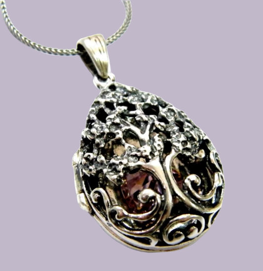 tree of life in Judaism Locket Necklace for woman. cket Necklace for woman. Necklace for woman. Tree of Life.