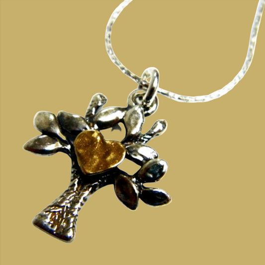 Bluenoemi Jewelry Necklaces silver & gold Bluenoemi Israeli jewelry Tree of life sterling silver & gold Blessings Necklace for Woman.