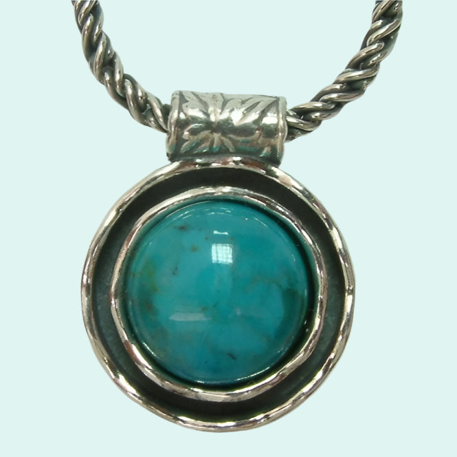 Sterling Silver necklace set with Turquoise, Onyx or Aventurine. Necklace for woman. Israeli jewelry necklace. - Bluenoemi