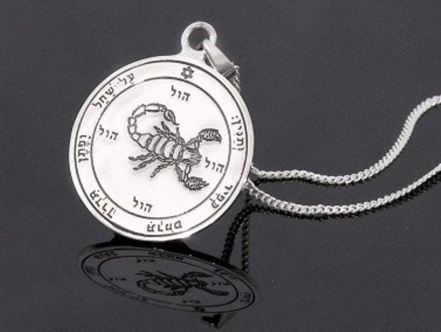 Bluenoemi Jewelry Necklaces Sterling silver necklace Solomon Recuperation Seal Kabbalah Genuine King Solomon Seal