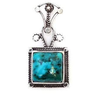 Sterling Silver Necklace , sterling silver Pendant , Filigree pendant set lab opal / turquoise / lapis / Cornelian - Bluenoemi