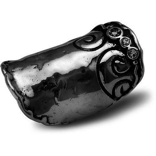 Bluenoemi Jewelry Rings Hippie ring sterling silver ring / cubic zirconia cz ring / ring for woman