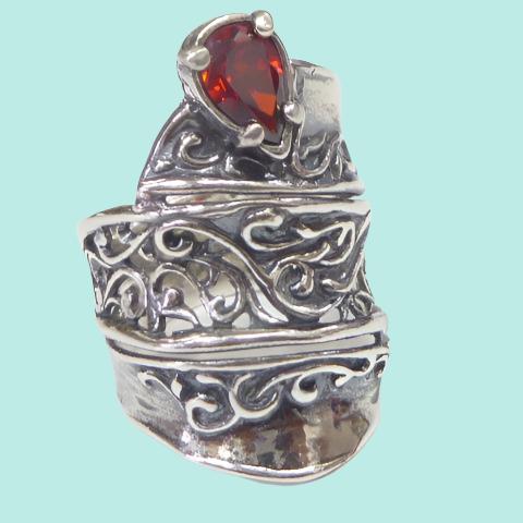Bluenoemi Jewelry Rings Sterling silver ring for woman, bohemian rings. Silber Ringe. Bague.