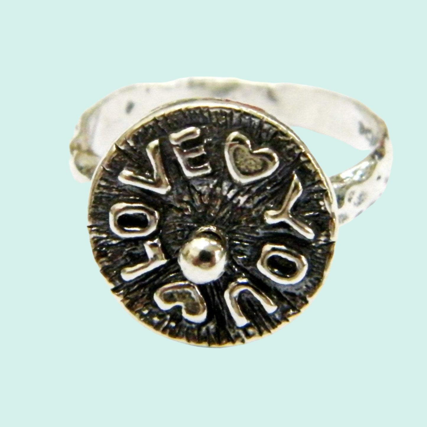 Bluenoemi Jewelry Rings Sterling Silver Ring for Woman , Hippie Ring, Bohemian Rings, Scripture Ring