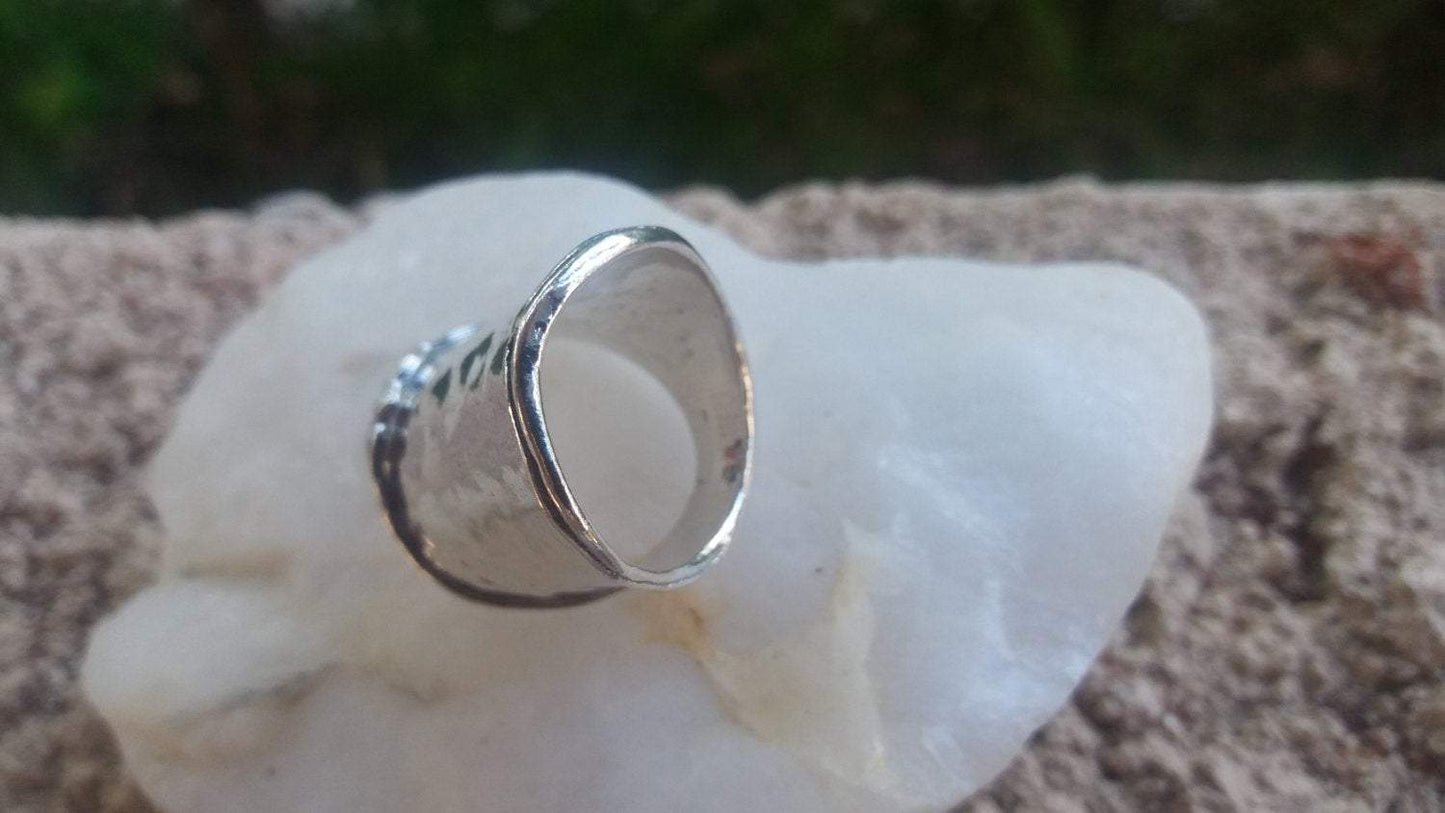 Bohemian Bliss: Sterling Silver Ring – Embrace Artistic Elegance - Bluenoemi