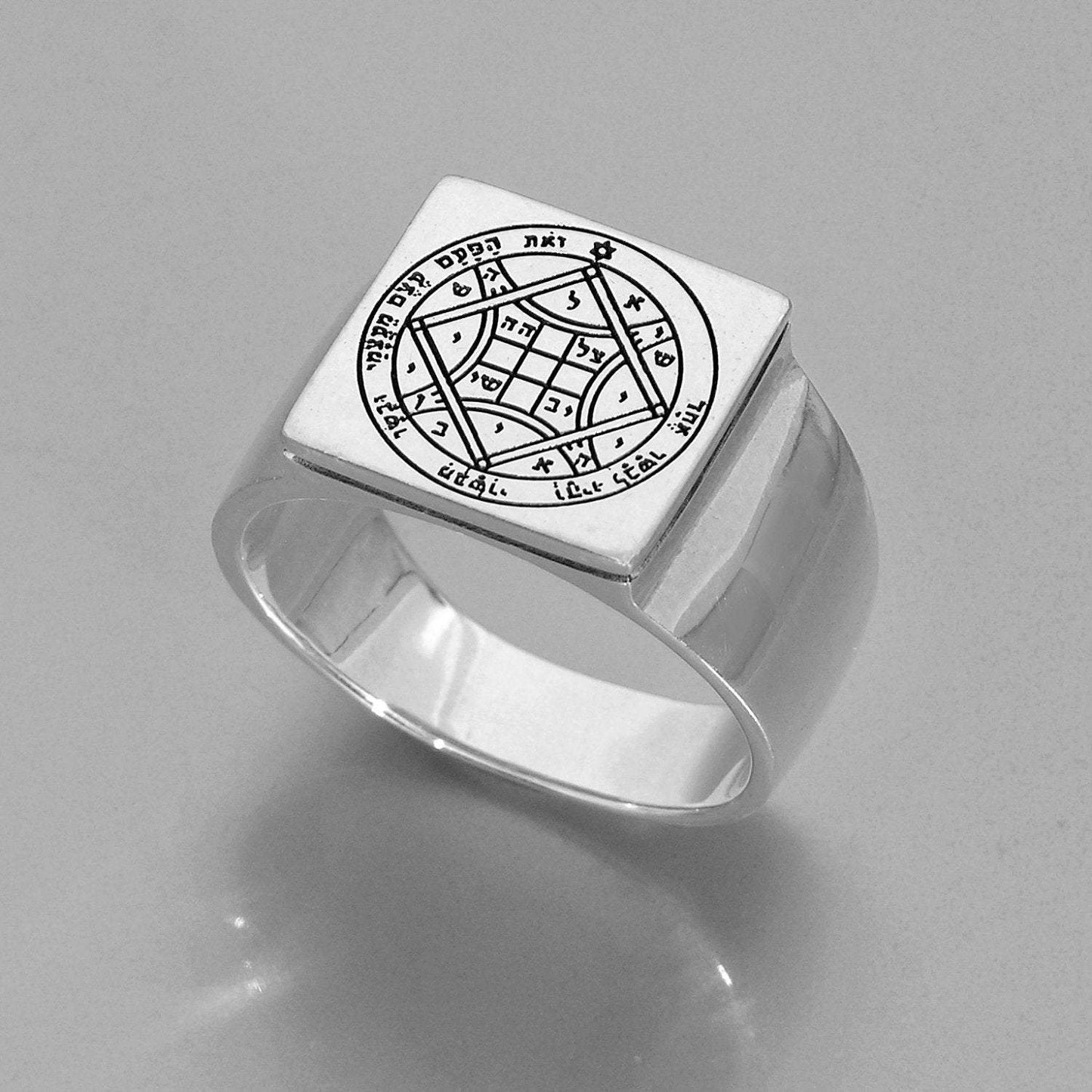 Bluenoemi Jewelry Rings Sterling silver ring . Kabbalah Ring, Love ring, Solomon Love seal , blessing jewelry